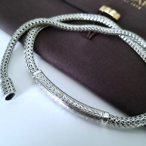 SOLD - JOHN HARDY *RARE* Raspberry Lava Tourmaline Necklace - 18" - New! $1495 - Picture 5 of 8